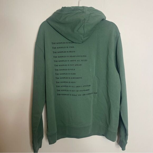 $245 The Kooples Logo-Print Relaxed-Fit Cotton Hoody NWT - Picture 13 of 13